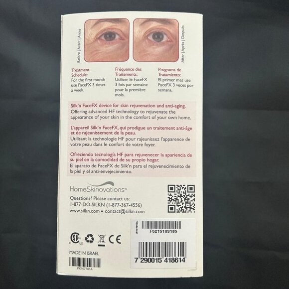 Silk'n Face FX Skincare Anti-Aging Rejuvenation LED Light Based Skin Treatment - Picture 4 of 11
